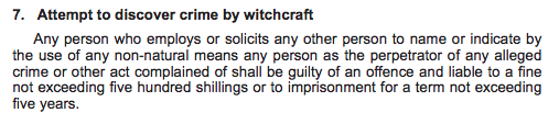 InsecurityKE's tweet photo. Attempt to discover crime by witchcraft  #WitchcraftAct https://t.co/4ipnw9a44g
