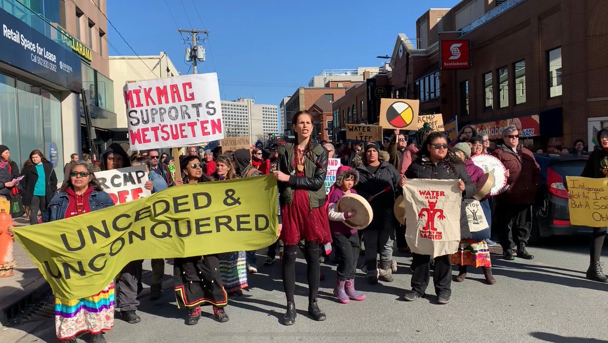 HfxWetsuweten's tweet photo. TOMORROW @ 12PM IN HALIFAX! 

Wet'suwet'en Solidarity Action: Disrupting colonialism

Stay tuned for the location here: https://t.co/RSqprCRs2o

#WetsuwetenStrong #WetsuwetenSolidarity #ShutDownCanada https://t.co/V8qviXT3Yn