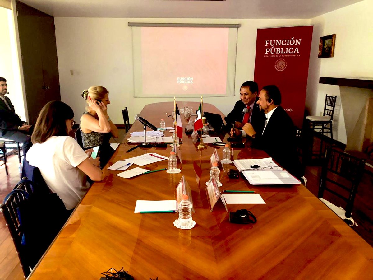 AresMejia's tweet photo. El día de hoy tuvimos una reunión de trabajo con Patricia Bonnier-Celette Directora de Formación Continua del Instituto Regional de Administración de Lyon, Francia https://t.co/leekmB6r4Y