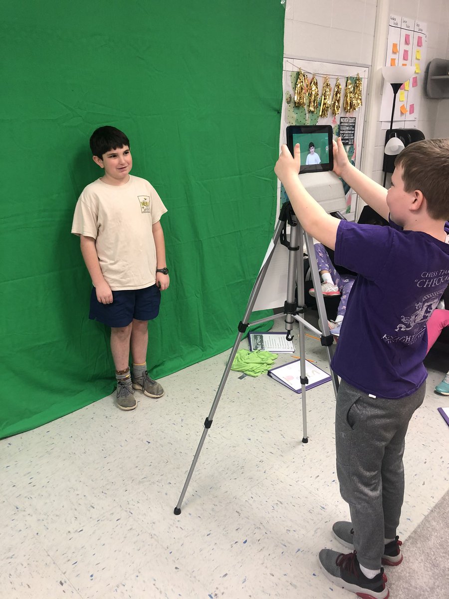 VHEWwhiddon's tweet photo. Presenting our theory of what might have happened with our Felix mystery using the green screen and @DoInkTweets https://t.co/oZbs4yfmu6
