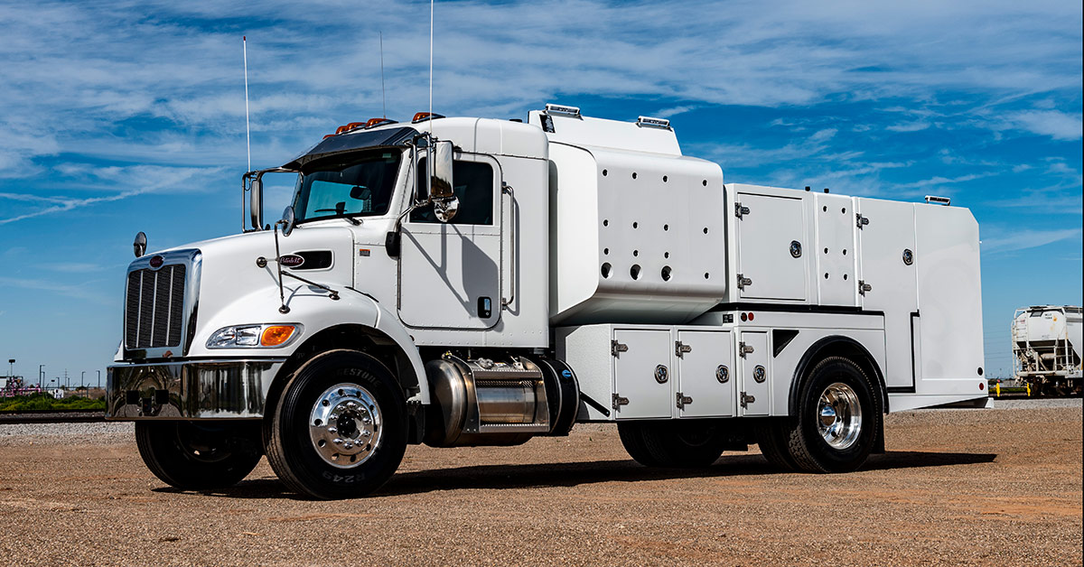 SWProducts's tweet photo. New SWP PM/Lube Truck built for #HoltCat is headed to #ConExpo2020. See it, along with our SwapBox™, Lube Trailer, Lube Skid and Mechanic Trucks in booth South Hall 2 - S64729. See you there! https://t.co/XNlhgVewUG
