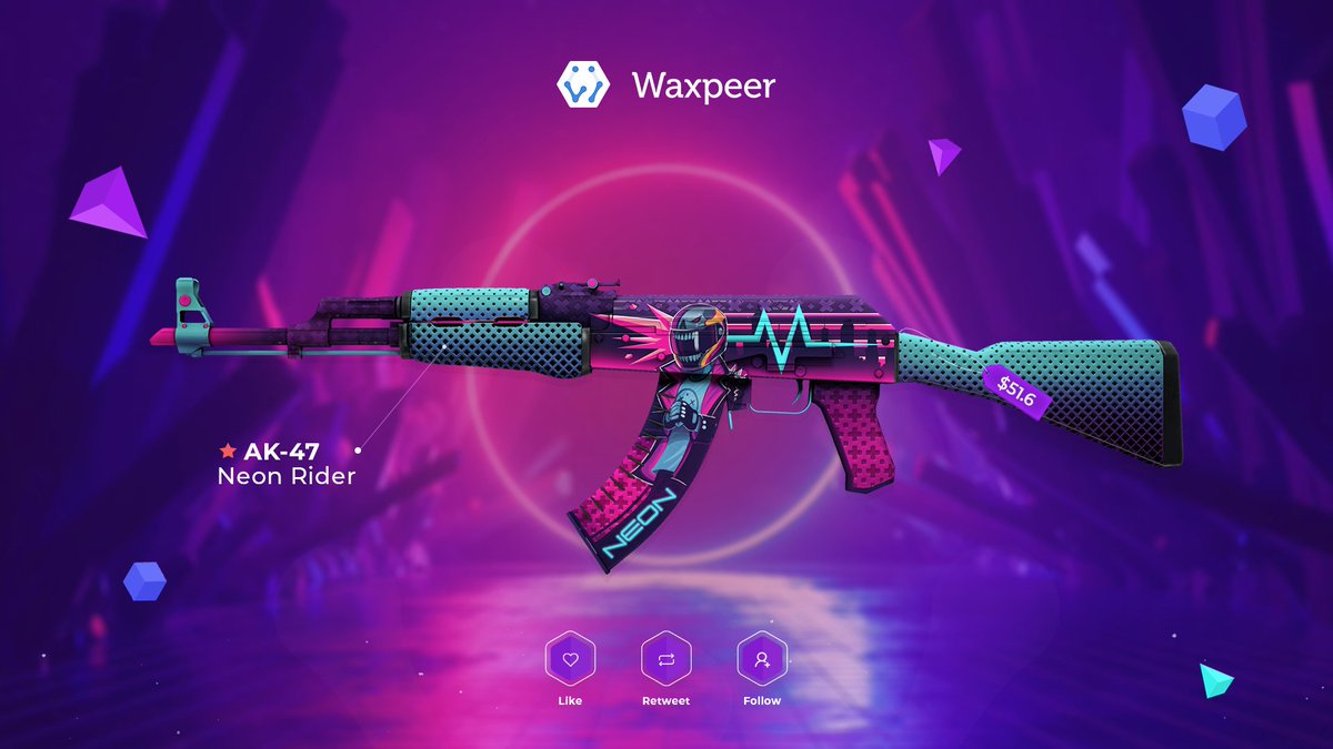 AK-47 Neon Rider Wallpaper : r/csgo
