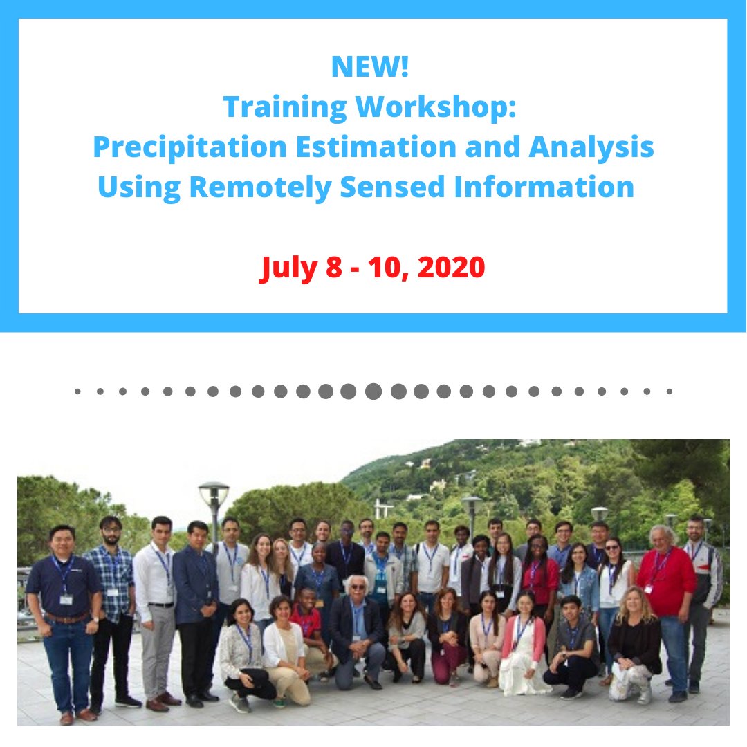 CUAHSI (@cuahsi) on Twitter photo Calling grad students and early career scientists to join CUAHSI at <a href="/UCIrvine/">UC Irvine</a> for the training workshop: Precipitation Estimation and Analysis Using Remotely Sensed Information! Learn more and apply here: ow.ly/LnyS50yvOFJ
.
.
#remotesensing #data #precipitation Calling grad students and early career scientists to join CUAHSI at <a href="/UCIrvine/">UC Irvine</a> for the training workshop: Precipitation Estimation and Analysis Using Remotely Sensed Information! Learn more and apply here: ow.ly/LnyS50yvOFJ
.
.
#remotesensing #data #precipitation