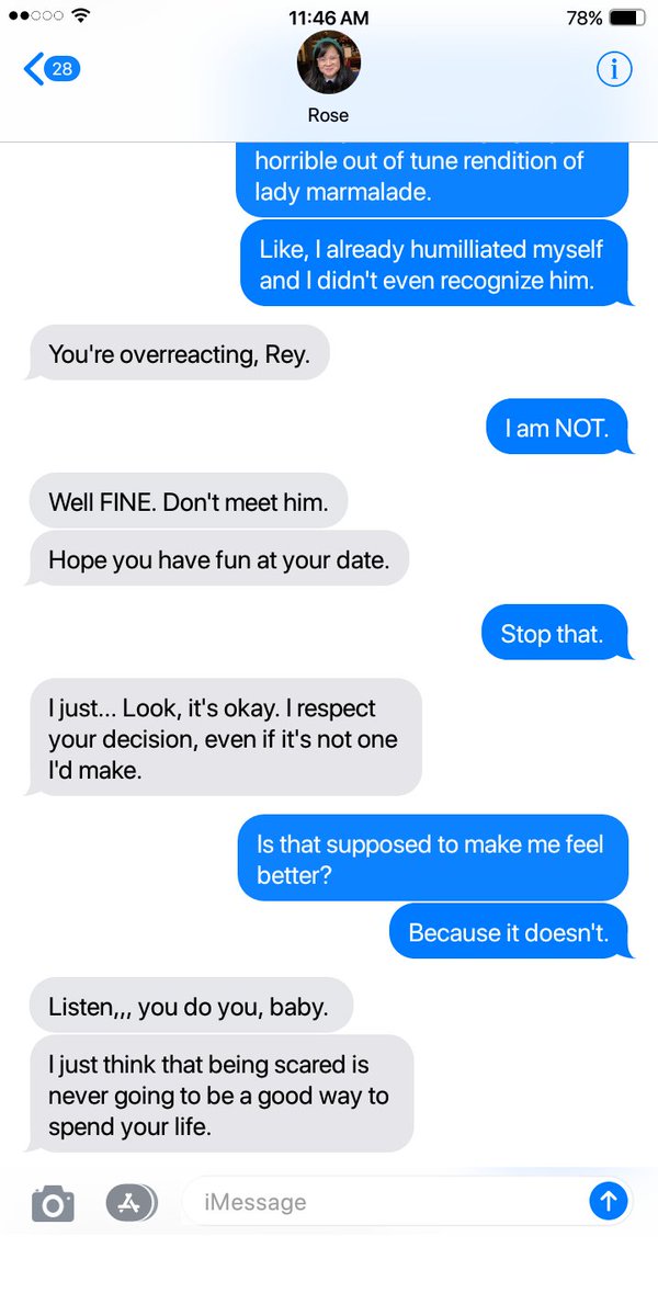  𝟭𝟮.final part of rose and rey's conversation, and a cryptic tweet by the former.