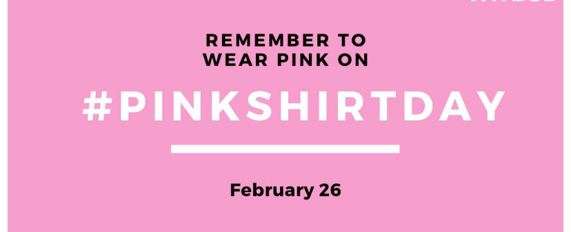 MmeLeiningen's tweet image. Tomorrow is pink shirt day! Remember to wear pink to spread kindness! #oodsoaringeagles