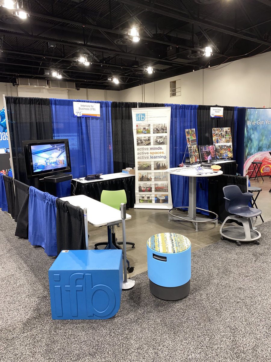 Interiors4's tweet photo. Happy to be back at @ideaillinois #ideacon Stop by and see us at booth 533 (psst...there’s an exciting giveaway for your classroom - come sign up) or sit in our #activelearning products in the Idea Exchange! #activelearning #conferenceformerlyknownasice #edtech #steelcase https://t.co/GbNcklvPN5