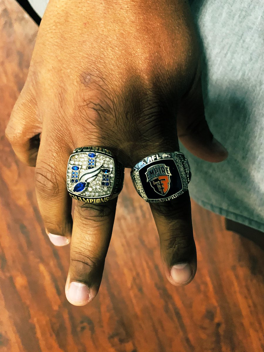 Coach_Benson9's tweet photo. I have accomplished a lot in this game of football but nothing feels better than receiving one of these!!! Finally came in!! #2timechamp #legendary #bensonbuilt #Famu #Bayside #unfinishbusinessisfinish https://t.co/Zy8kAUpnO8