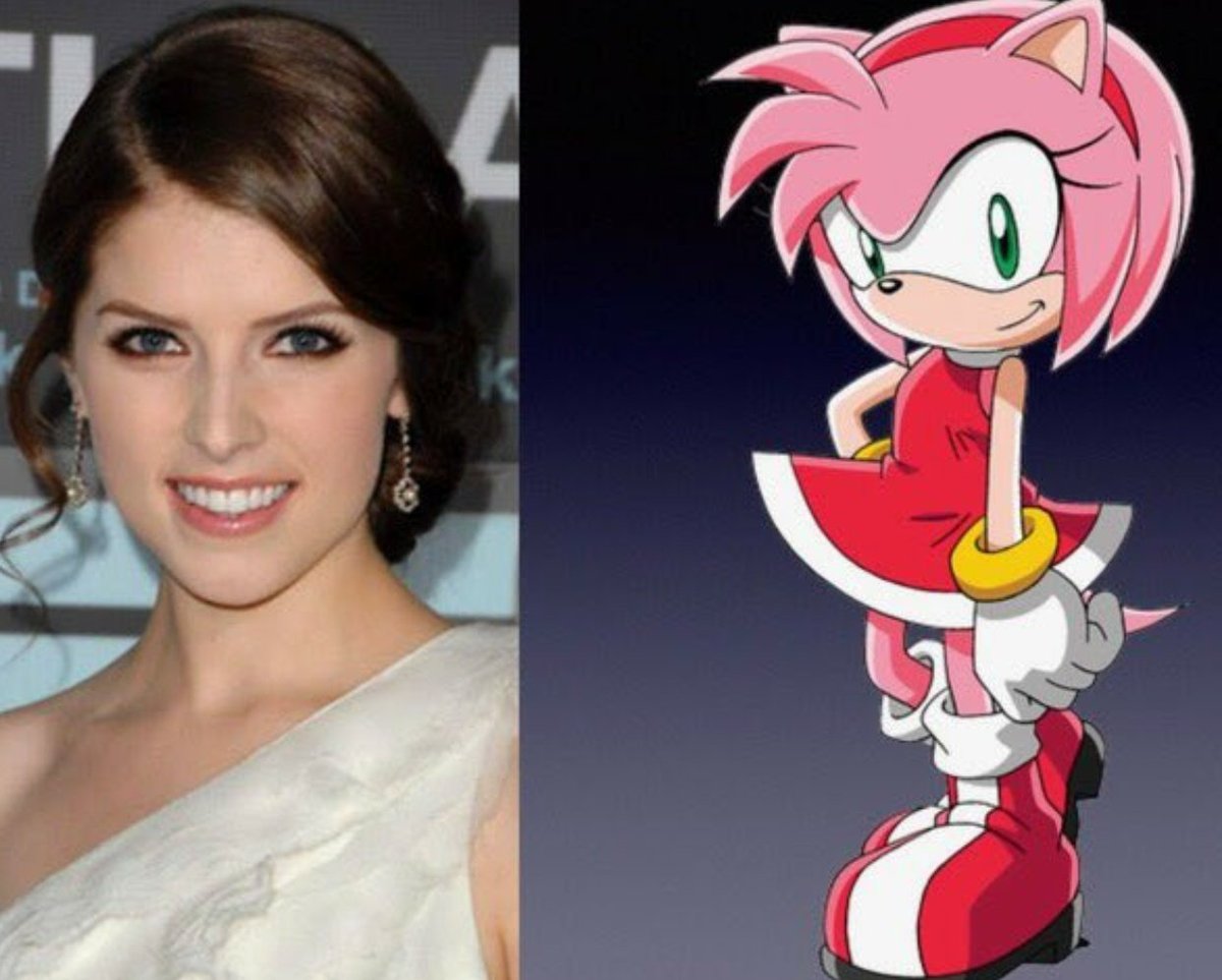 Fan Casting Anna Kendrick as Amy Rose in Sonic the Hedgehog 3 on