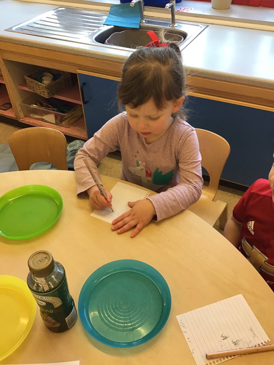 Today we explored ‘Shrove Tuesday’, we read Mr Wolf’s pancakes, then followed a recipe,independently measuring ingredients to make batter. We had some very kind parents who then came in to make pancakes for our very own pancake cafe! The children loved writing their own orders!