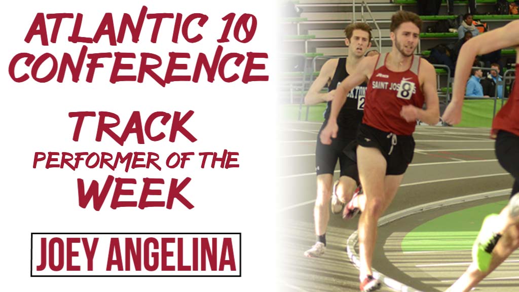 SJUHawks_MTXC's tweet photo. Congratulations to ✌️ of our Hawks for earning #A10ITF weekly honors - senior Joey Angelina (Track Performer of the Week) and junior Phillip Dwyer (Field Performer of the Week). Way to finish the regular season strong! 

Release: https://t.co/FsabufoXTL #THWND https://t.co/kMiPLHevUq