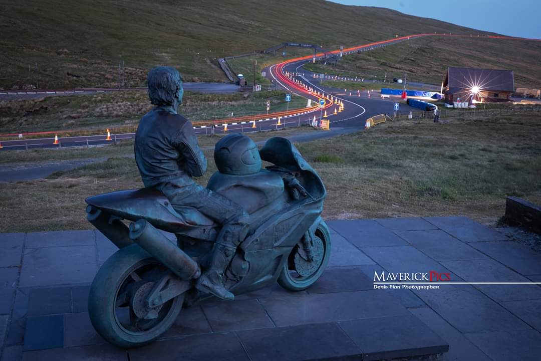 Happy BDay Joey Dunlop 
King of the Mountain Yer Maun

On the top of the Snaefell!
Joey Dunlop Memorial 