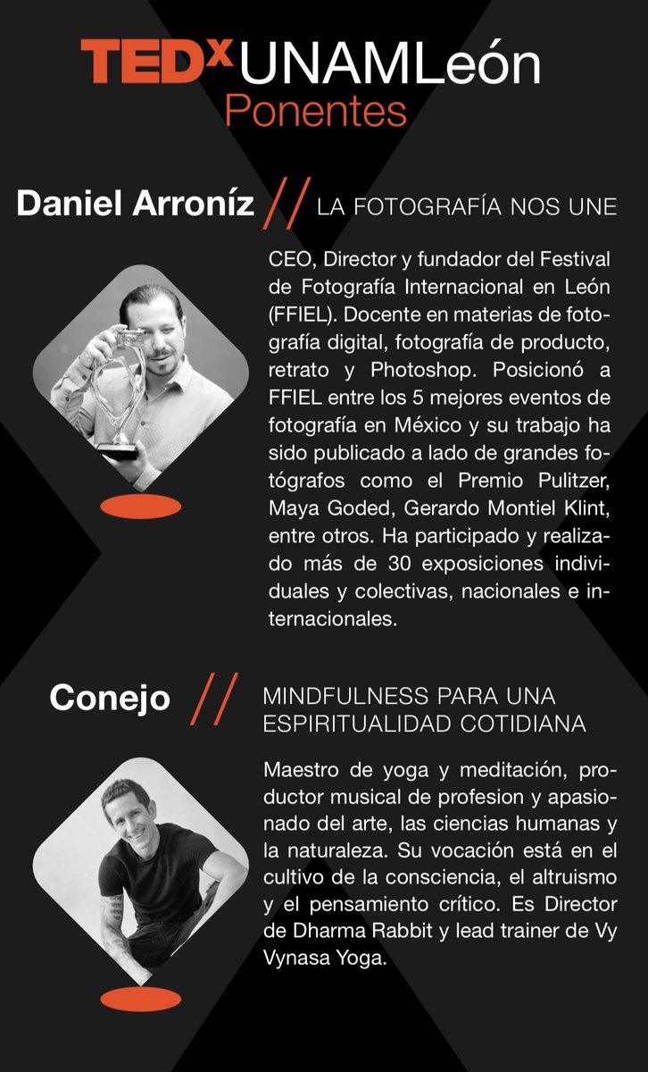 EnesLaura's tweet photo. TEDxUNAMLeón @Javier_dlFuente Este jueves en la @ENESUNAMLEON @UNAM_MX 👏👏👍👍 Y en unos días disponible en YouTube !!! https://t.co/LnEMpWgp0o