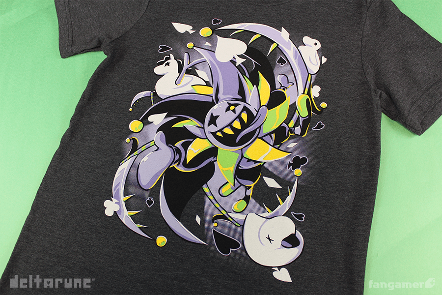 Jevil's head well, revolves in our new Chaos Revolving keychain