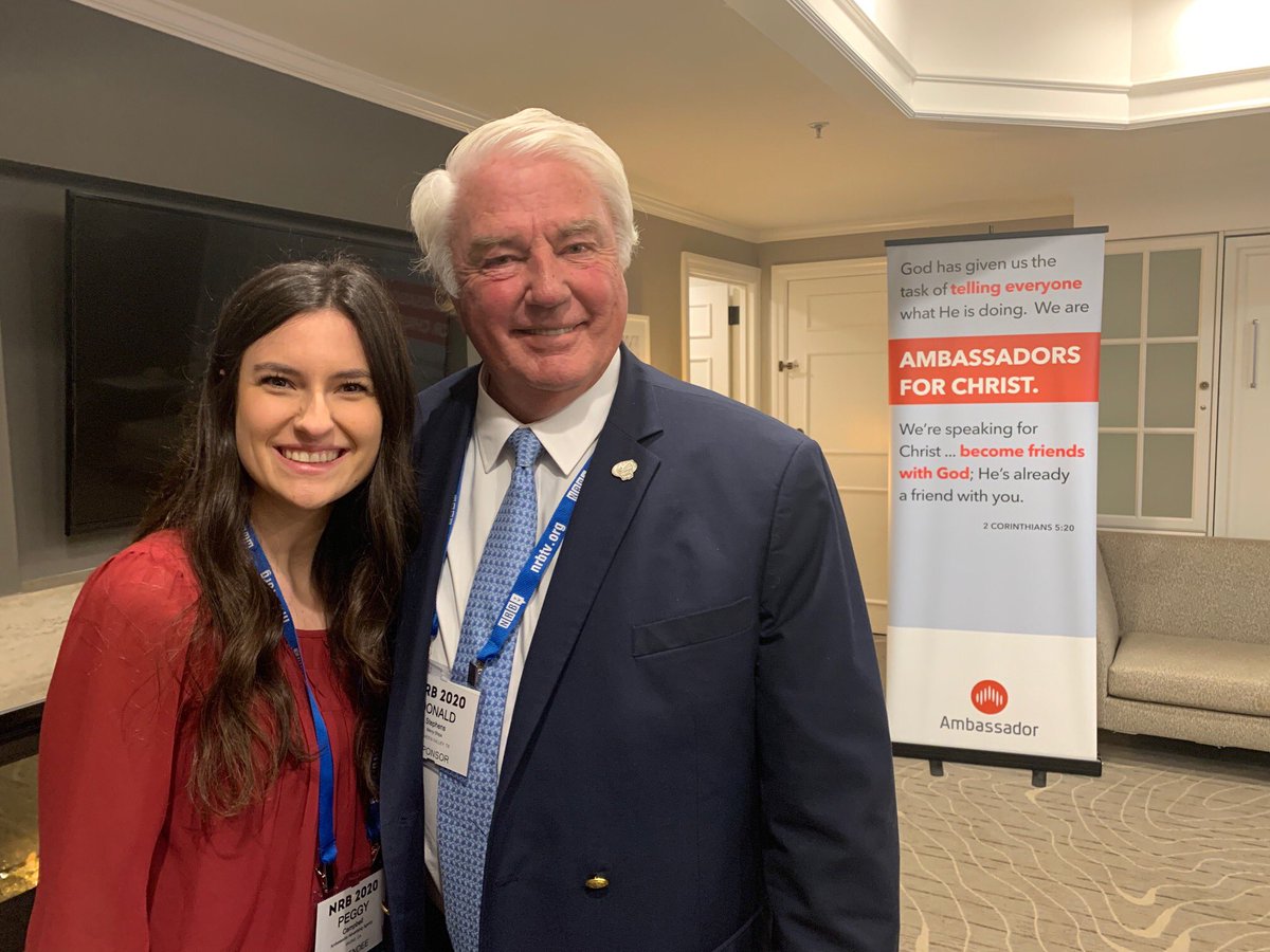 hannahrbare's tweet photo. What an honor it is to serve Don Stephens and @MercyShips with @AmbassadorTeam! Don’t miss Don’s speech at the NRB’s Opening Session tonight! #MercyShips #nrb2020 https://t.co/A15SuWZeMG