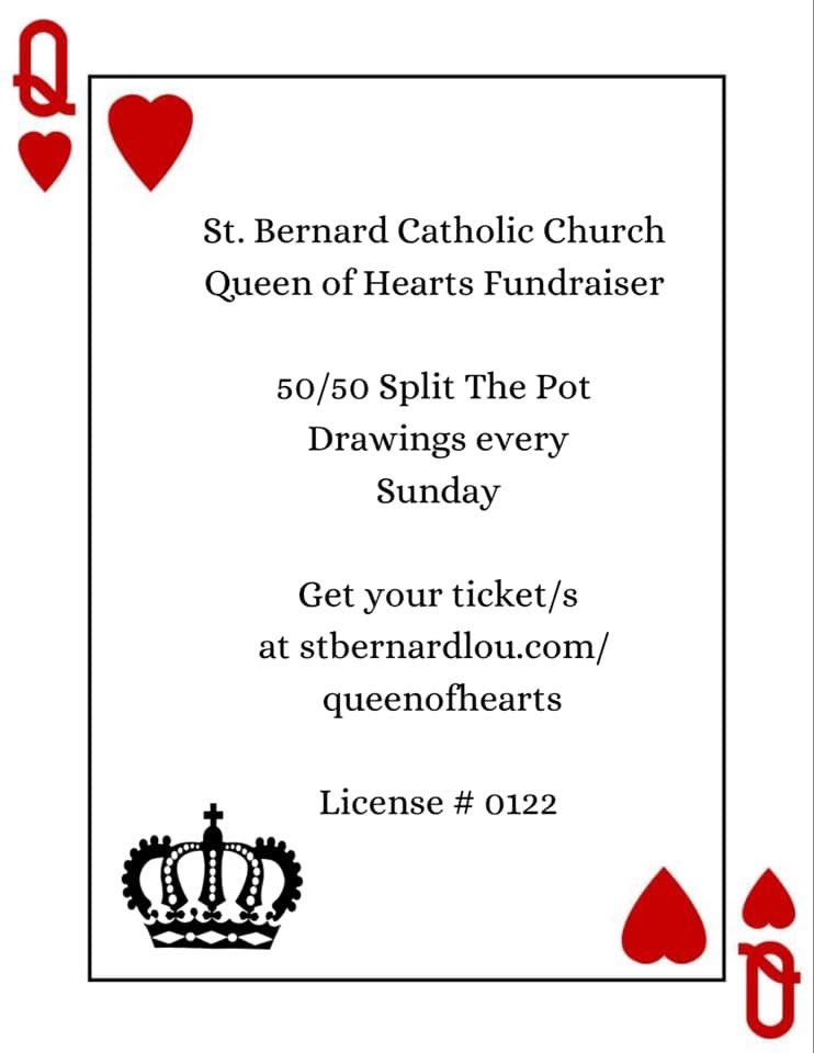 SBSBoosterClub's tweet photo. No winner this past week! The Queen of hearts jackpot is $318!Available numbers are 1-40 and 42-54. 
To be in the 50/50 jackpot get need to get your tickets this week for the drawing on Sunday March 1st!

https://t.co/3gLNaCdQ8o https://t.co/xgfSzYlovJ