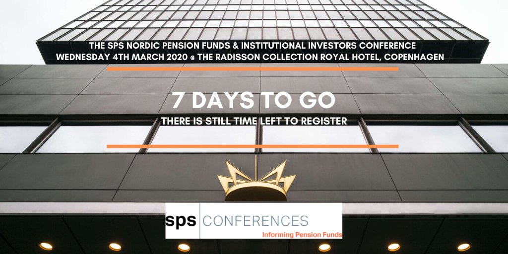 SPSConferences's tweet photo. Join us on 4 March for the SPS Nordic Pension Fund &amp; Institutional Investors' Conference in Copenhagen. Hear from our speakers who will be discussing a broad range of investment strategies and ways to achieve diversification &amp; returns.

Click https://t.co/nU8NufpH1S for more info https://t.co/zmEhbJiqiy