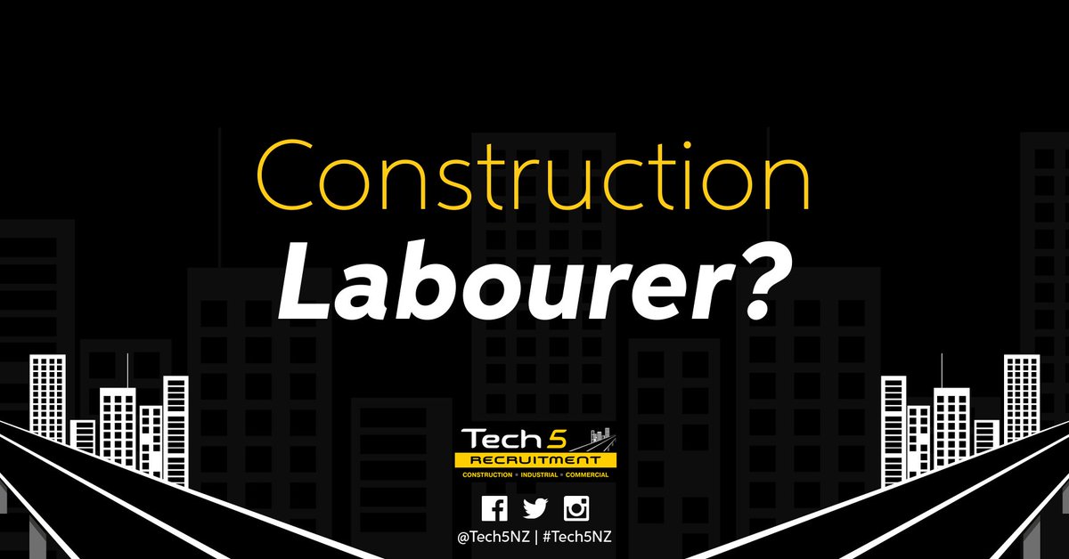 Tech5NZ's tweet image. #Labourers, we need you! Ready to get to take on your next challenge?

0800 825 111
tech5.co.nz