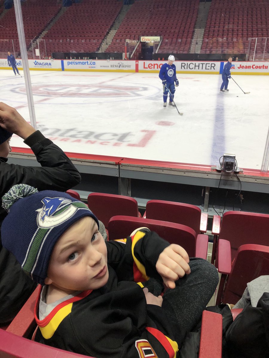 RoyCanucks77's tweet photo. Checking out the morning skate. https://t.co/olVKvq3Jbd