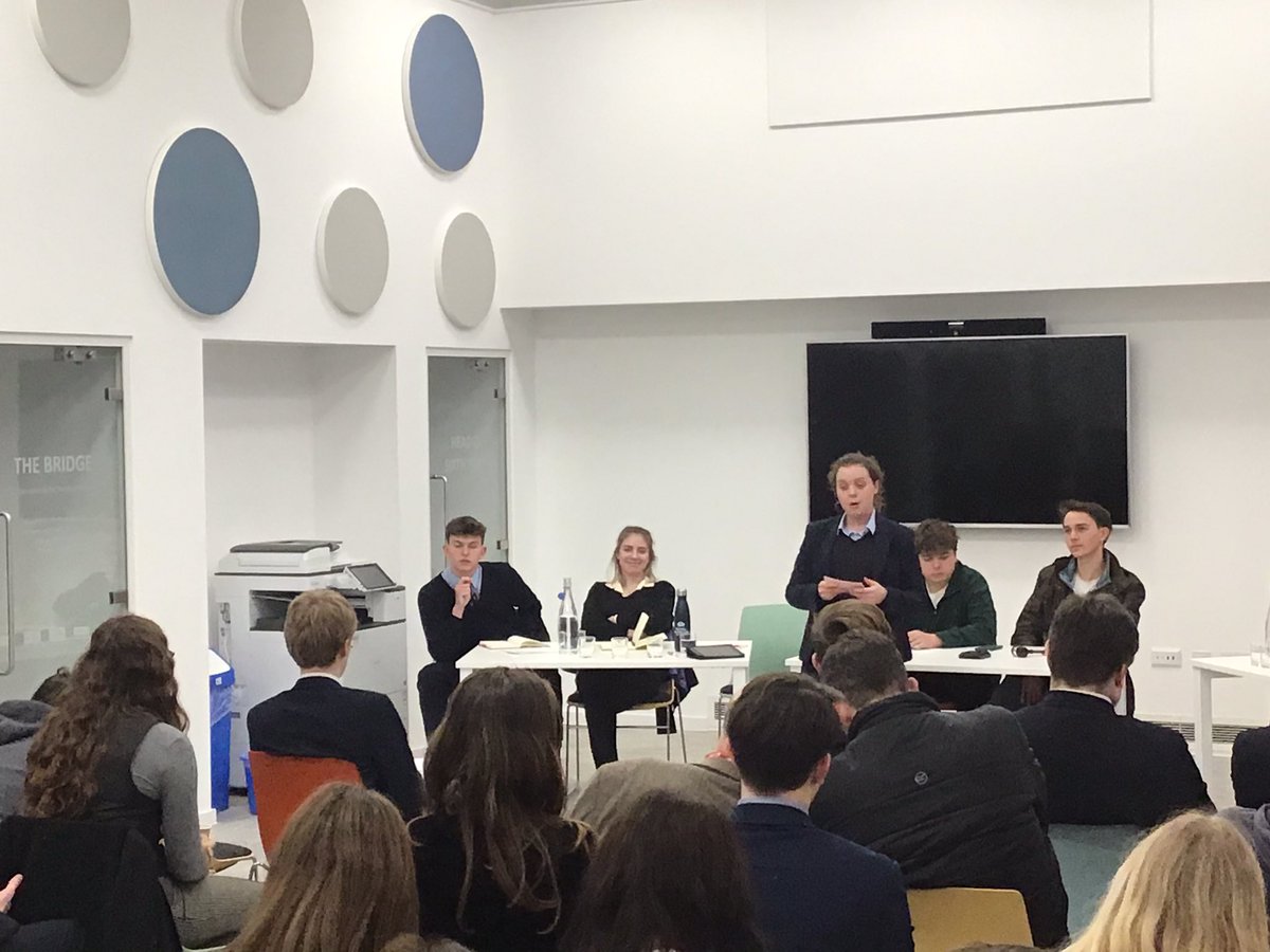 RHS_Creativity's tweet photo. Congratulations to Alex, Jason &amp; Jessie who have made it through to the National Final of the @theESU Mace debating competition! They proposed the motion ‘This House would abolish the House of Lords’ - brilliant speaking, well done! #debating https://t.co/uAWWkwoglI