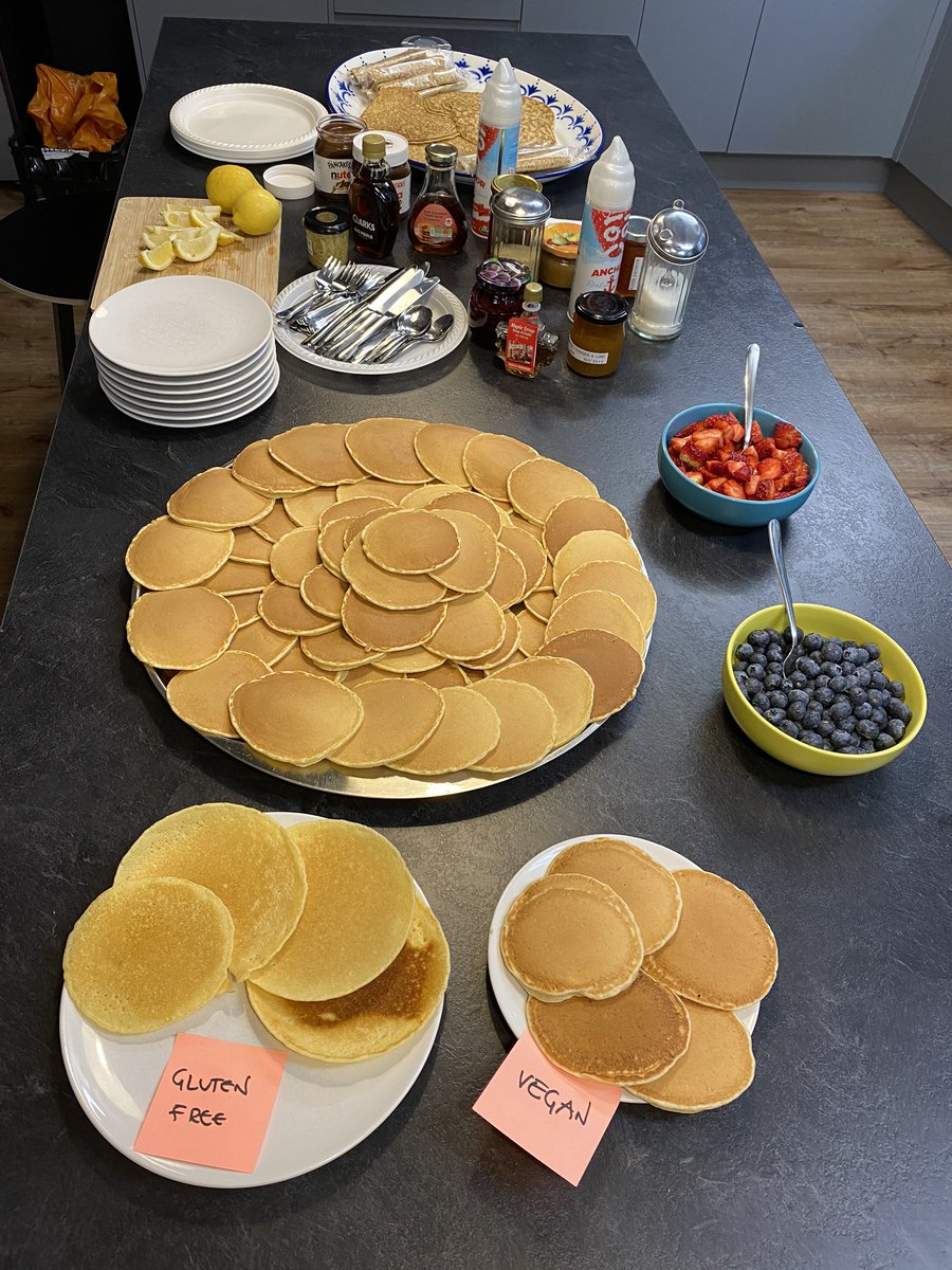 Carla_IBIGroup's tweet photo. Celebrating #PancakeDay in our #LondonStudio @ibigroup with homemade pancakes and homemade jams and some authentic Canadian #maplesyrup #happyDay #london #UK #HappyPancakeDay https://t.co/DN0uh2yJ0J
