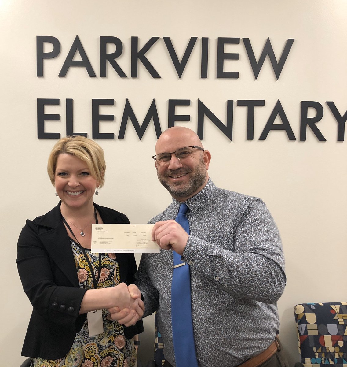 Thank you to Prince of Peace Lutheran Church- Men’s Ministries for the donation to support our overdue student lunch accounts! We appreciate your partnership for our community!