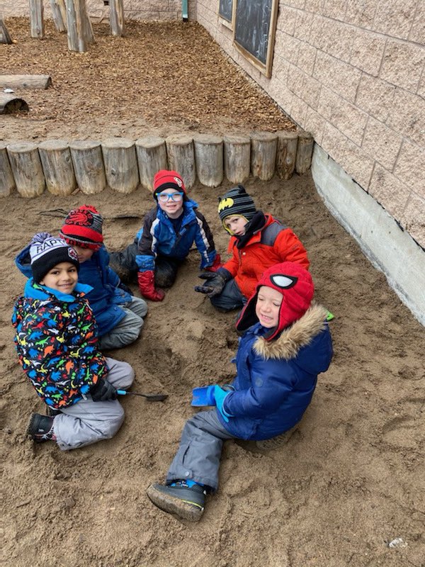 KinderScope's tweet photo. The boys made a volcano and the girls made an ice cream shop today https://t.co/WYg1CI582u
