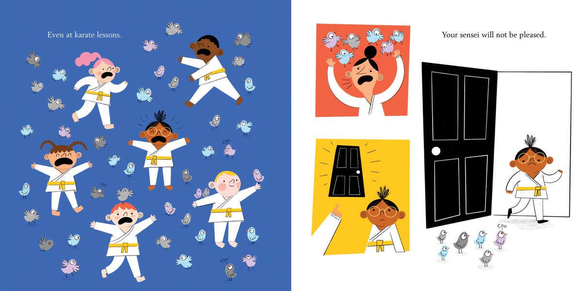 dustdancestoo's tweet photo. DON’T FEED THE COOS! lands on shelves TODAY! @adoodlefox &amp; I had a blast making it, we hope you love it.

We’re so grateful to everyone who helped bring this book to life: our editor @MisterTrimmer, our team at @MacKidsBooks, &amp; our agent @elenagiovinazzz ❤️ #kidlit #PictureBooks https://t.co/WSrapjrWiy