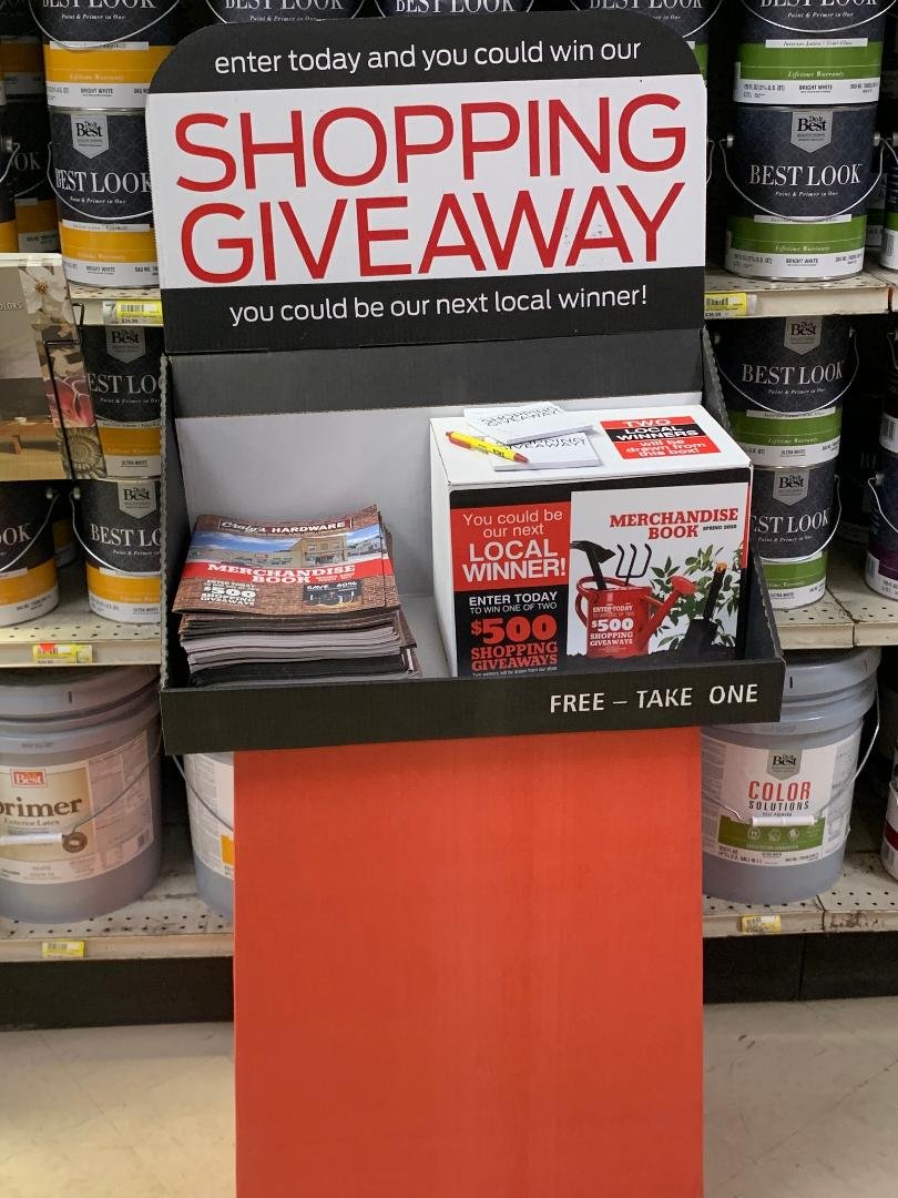 Stop in for a free copy of our spring catalog. While you here sign up to win a $500 shopping spree! #shoplocal #localwinners #shoppingspree #springiscoming