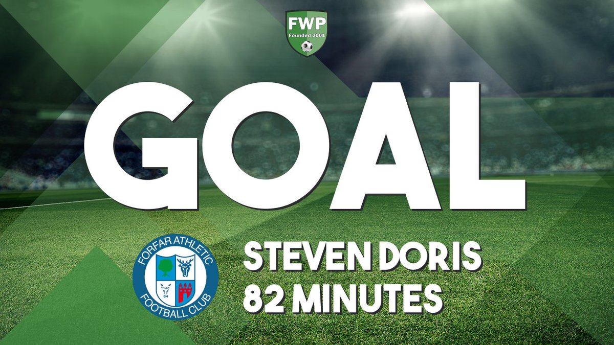 FWPPeterhead's tweet photo. GOAL: @FWPPeterhead 1-1 @FWPFORFAR - Steven Doris (82') https://t.co/DPueraWRD0 https://t.co/KL1d4bftXD