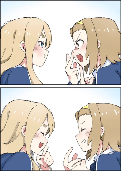 にらめっこ
#けいおん 