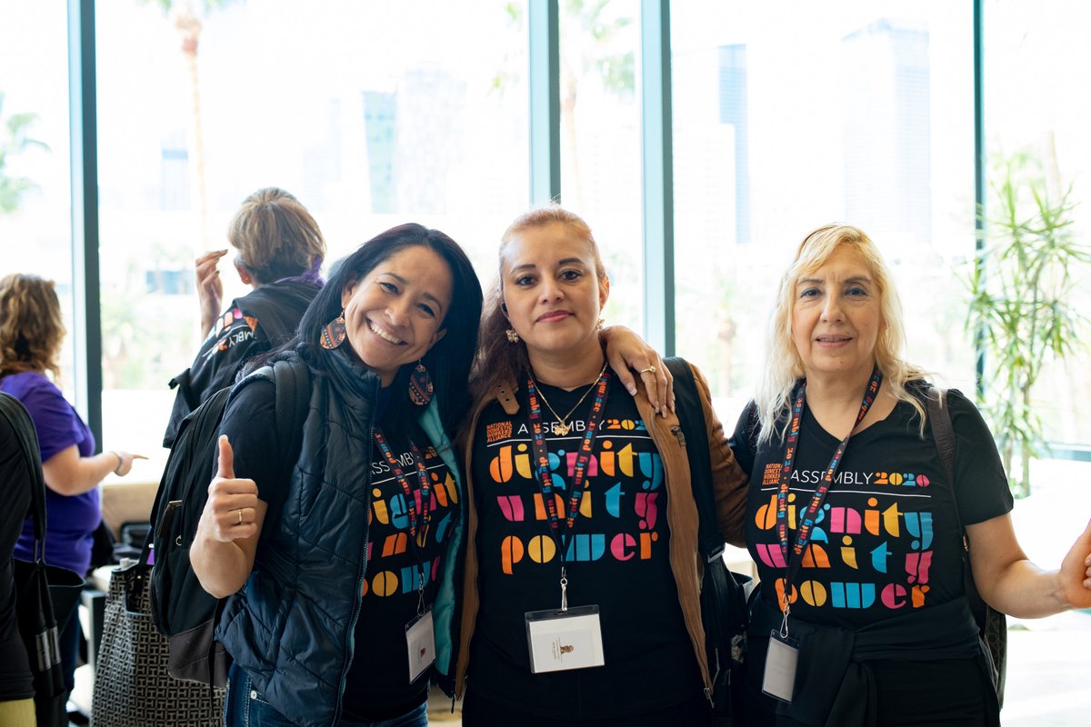 domesticworkers's tweet photo. Enough women power packed into one weekend to inspire us for years to come! Here’s a look back at our #DignityUnityPower Assembly. 💪🏿💪🏾💪🏽💪🏼 https://t.co/4LGDHWBw2u