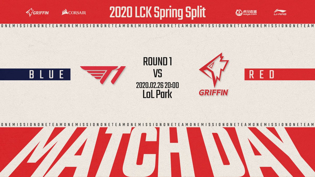 TeamGriffinLoL's tweet photo. 📢2/26 vs T1 8PM

그리핀 선수들이 힘낼 수 있게 많은 응원 부탁드립니다. 
최선을 다해서 멋진 경기 보여줄 수 있도록 노력하겠습니다.

We will try out best to bring our fans a great game!

✔이벤트 링크: https://t.co/TIbTVoR7E6

#GRFWIN #FlyGriffin #할수있다 https://t.co/RZbHQXhElX