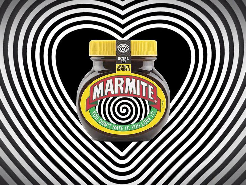 adage's tweet photo. Marmite is now hacking other brands' ads in its 'Mind Control' campaign https://t.co/2GFiA82vNb https://t.co/Ge8vVJ6H8c
