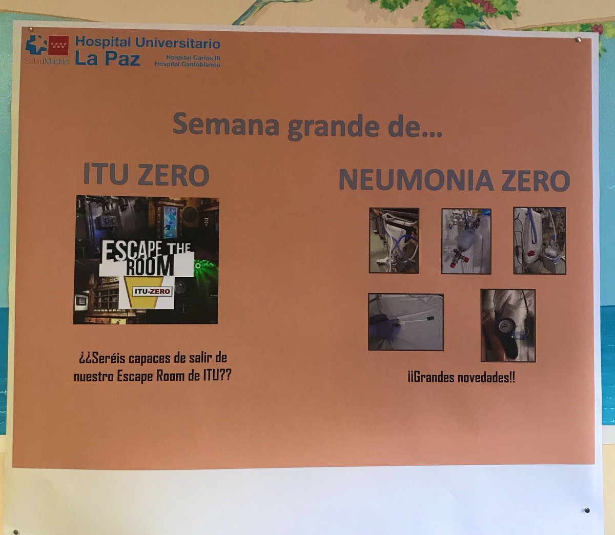 Seguimos reforzando los #proyectoszero en nuestra Unidad 
#patientsafety #seguridadpaciente
#PedsICU <a href="/enferUcipPaz/">Enfermería Intensiva Pediátrica La Paz</a>