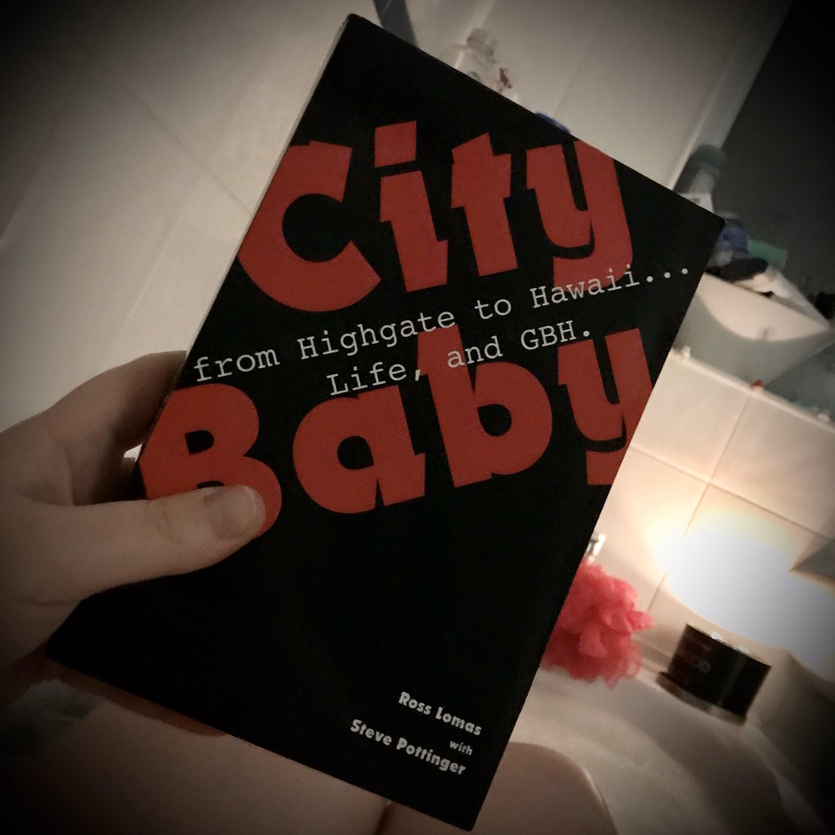 WalsallBookSo's tweet photo. #newbook and #bath. #citybaby #rosslomasgbh #gbh #stevepottinger #gbhband #punk #hookedalready #addictivereading #walsallbooksocial https://t.co/bFAzkUr0BH