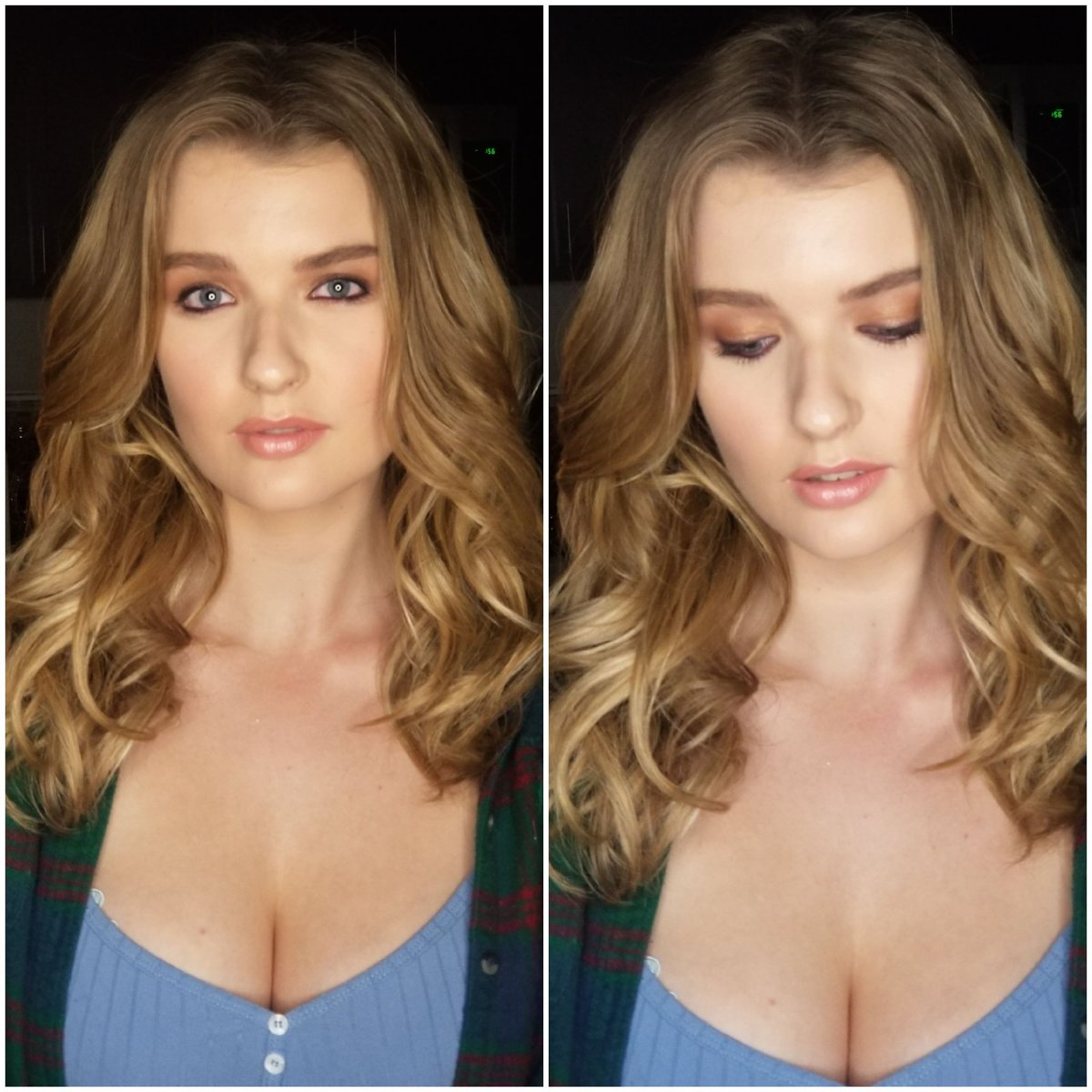 Light Glam & Curls. #muavegas #makeupbyeloise