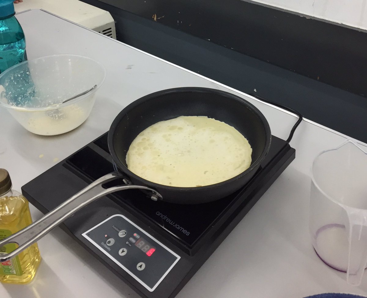 Only one rogue pancake-on-the-floor flip 😂!! #ShroveTuesday #PancakeDay #Guiding