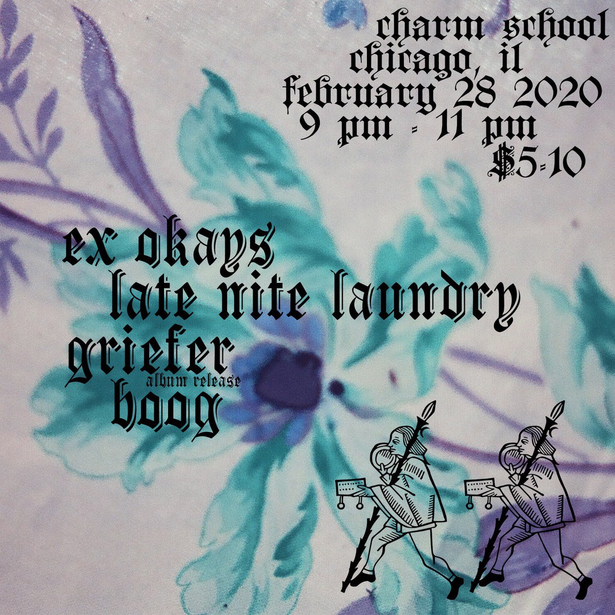 TWO SHOWS, ONE NIGHT! COME TO BOTH but most importantly, dm for addy