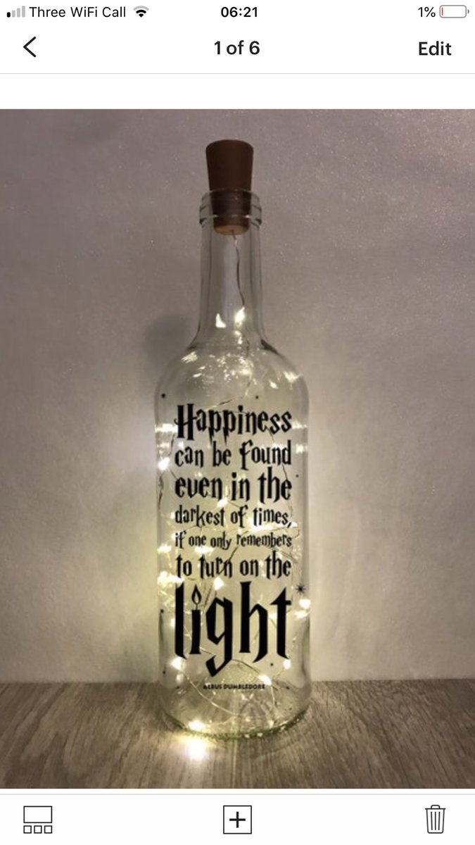 Harry Potter Bottle Light #HarryPotter #bottlelight