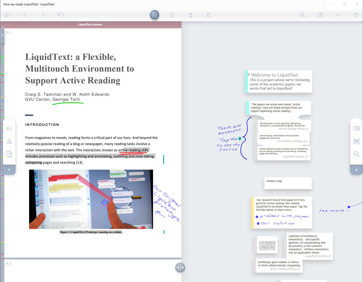 LiquidText tweet media