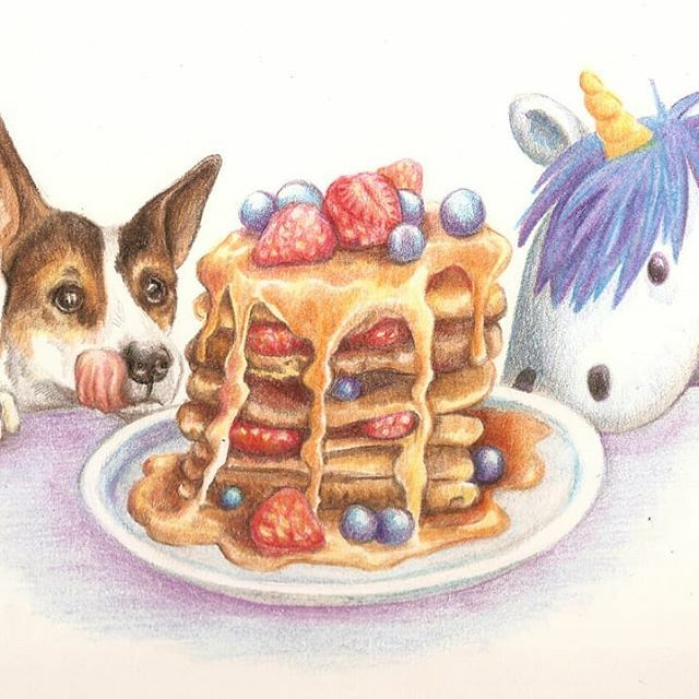 dogs_pyjamas's tweet photo. What do you have on your pancakes? 🥞

#pancakes #pancakes🥞 #pancakeday #shrovetuesday #blueberrypancakes #jackrussell #jackrusselterrier #jackrusselllove #unicorn #unicorn🦄 #cuddlytoy #bestfriends https://t.co/YdEWiBuW0N https://t.co/ocr165iM7Y