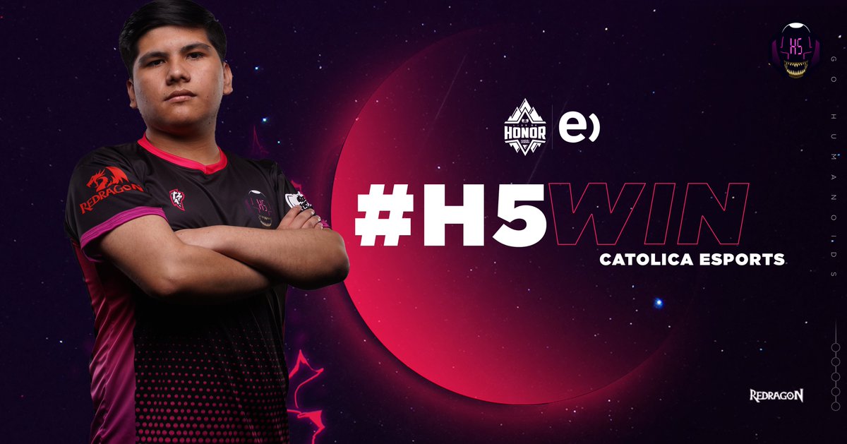 Humanoids_5's tweet photo. GG WP @CatolicaEsports
¡Se logró no más! Seguiremos trabajando para lograr muchas más! Seguiremos trabajando para lograr muchas más 🛸
Gracias por acompañarnos 👽
#GoH5 #BeHumanoid @RedragonCL https://t.co/0eKde2FNbK