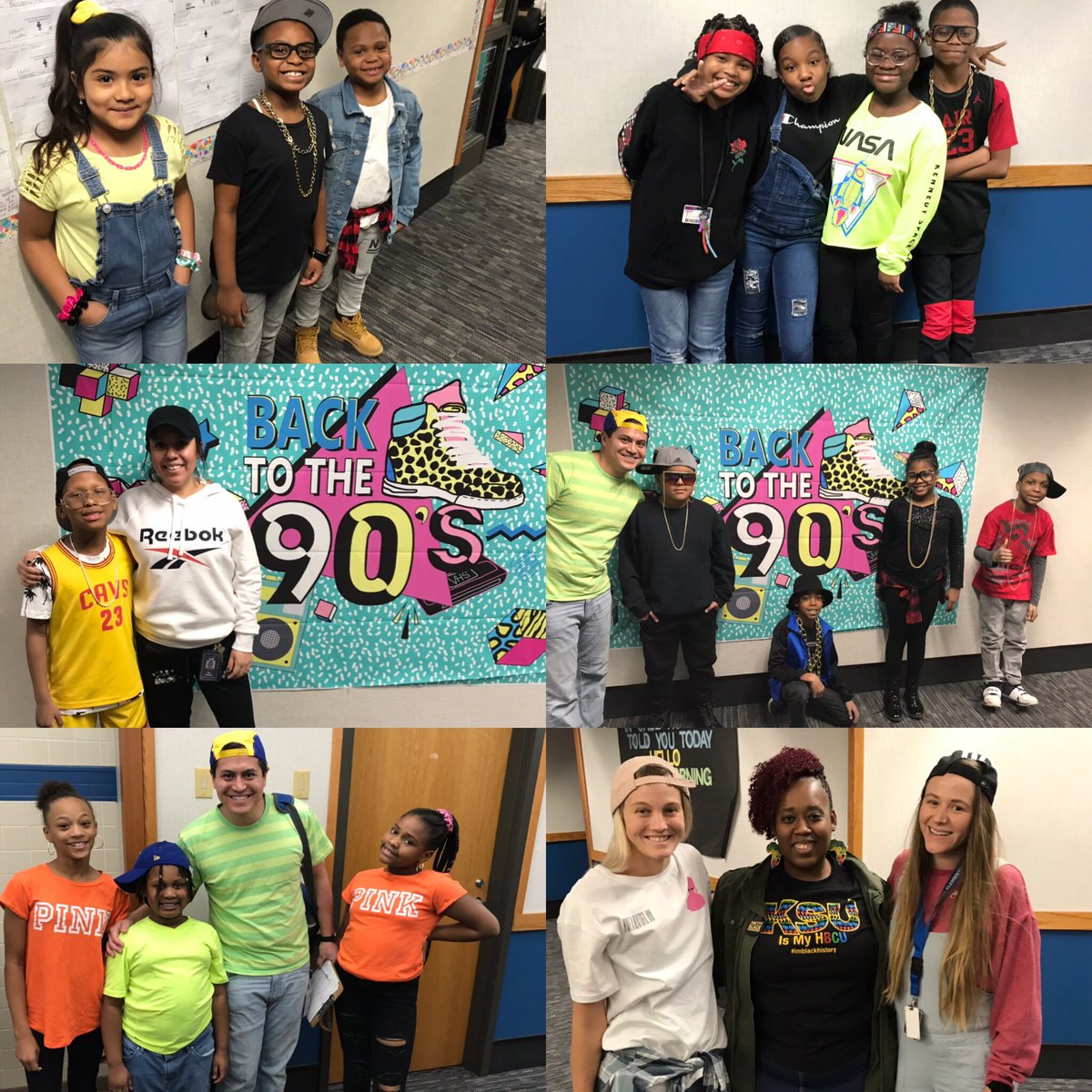Day 2 of Black History Spirit Week was 90s Day or Dress like an influential  African American!! It was a great day #wearewayne @NorthWayneElem @MrsWey10