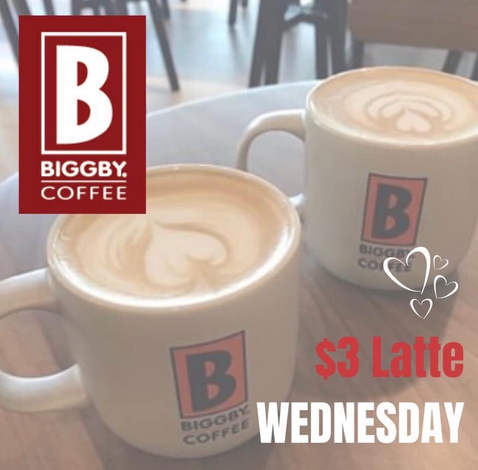 Need a little midweek pick me up? Well we’ve got you covered tomorrow for $3 tall lattes! Come treat yourself🤩