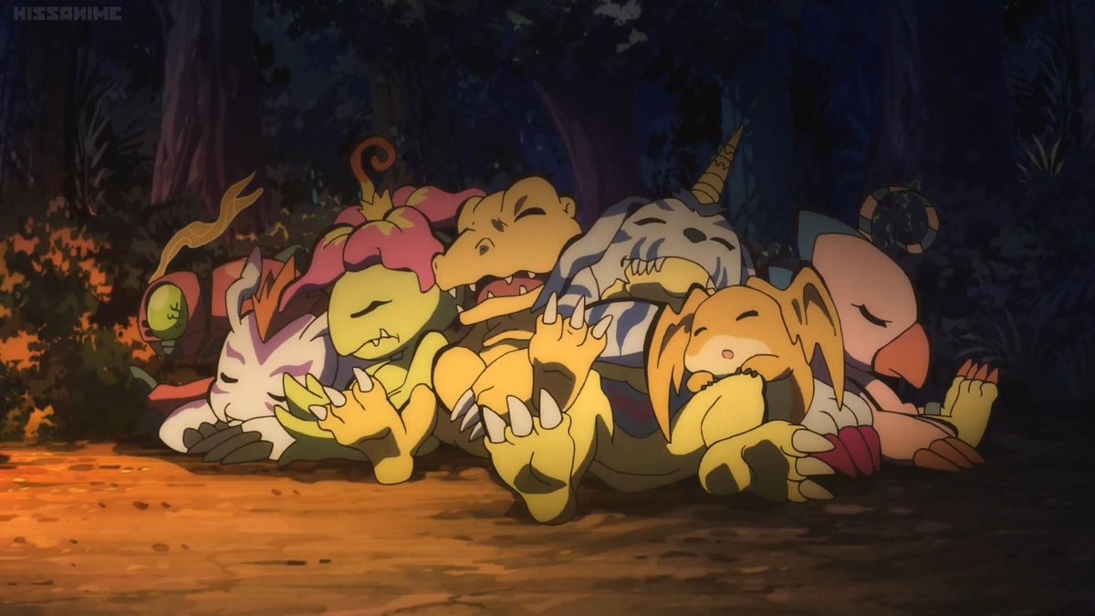 Nap time/ bed time #digimonadventure #Digimon #Digimondigi