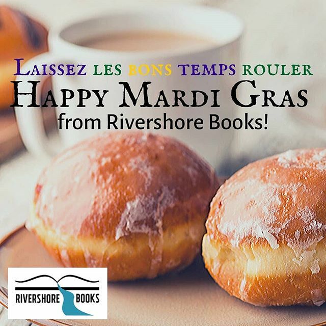 Happy Mardi Gras/Fat Tuesday/Shrove Tuesday from Rivershore Books! Enjoy your paczki, blini, and whatever other Mardi Gras traditions you keep! ift.tt/2TgiLkn