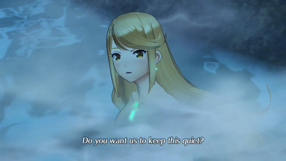 I love how even the chill/goofy moments sneak some foreshadowing in.  #Xenoblade2