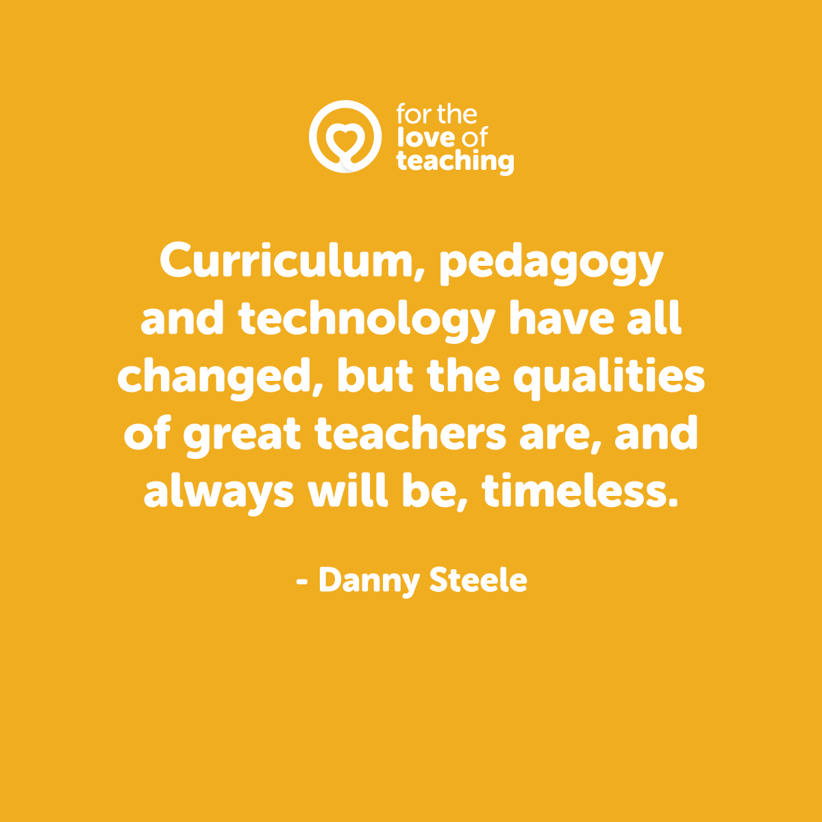 TeachStarter's tweet photo. Educator and author @SteeleThoughts tells some great #teaching truths like this one on @TeachStarter 's #podcast, For the Love of Teaching. Give it a listen 🎧 https://t.co/9lqJga4i4k https://t.co/MGv307m1SP