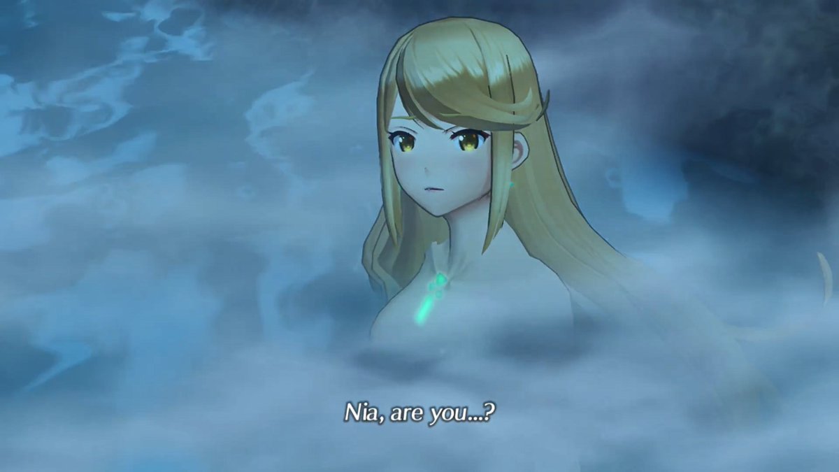 I love how even the chill/goofy moments sneak some foreshadowing in.  #Xenoblade2