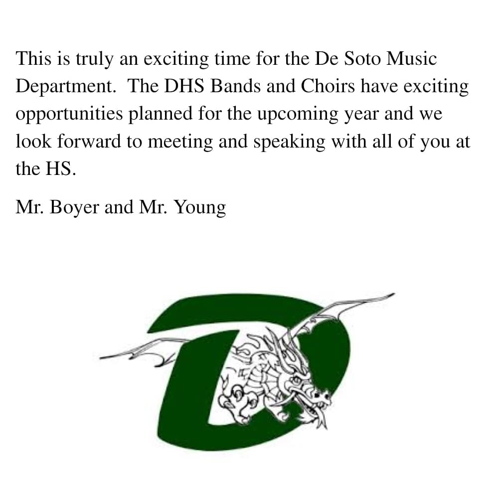 DeSotoBands's tweet photo. What an incredible audience! S/o to the 8th Graders from @DeSotoJH and @SunriseRIX for coming over and listening to the DHS Jazz Band and DHS Choirs. We look forward to seeing, and hearing, you have fun in the DHS Music program! #GoBand #GoChoir #GoDragons https://t.co/azQmMnVYtJ